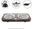 Двухконфорочная электроплитка Atlanta ATH-1737 brown 5