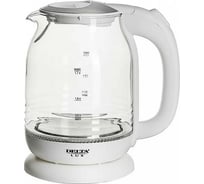 Чайник DELTA LUX DL-1206W корпус из жаропрочного стекла, белый, 2200 Вт, 1.7л 6 0R-00006315