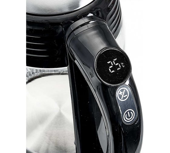Чайник DELTA LUX DE-1009 корпус из жаропрочного стекла, LED дисплей 1.7 л Р1-00008242