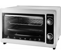 Электрическая духовка DELTA D-0122 с термостатом белая 1300 Вт, 37 л 0R-00006867