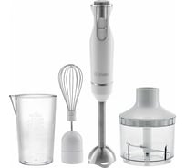 Блендер DELTA DL-7049B белый, 600 Вт, регулировка скорости, стакан, венчик, измельчитель 12 Р1-00006042