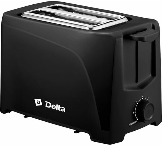 Тостер DELTA DL-6900 черный, 700 Вт 6-ти позиционный таймер 0R-00006705