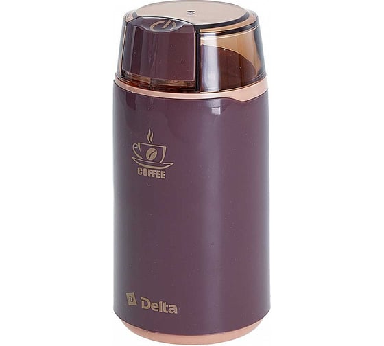Кофемолка DELTA DL-087К коричневая, 250 Вт, вместимость 60 г 8 0R-00003545 1