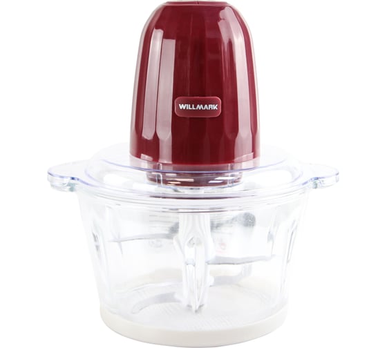Измельчитель Willmark WMC-7088 500 Вт стеклянная чаша, 2 л, двойные лезвия, резиновое основание 2001446