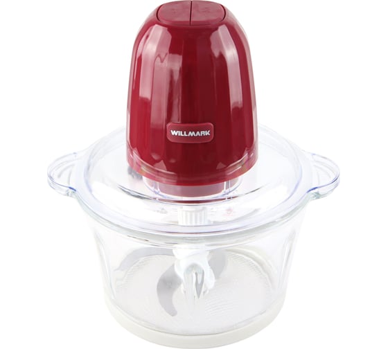 Измельчитель Willmark WMC-7088 500 Вт стеклянная чаша, 2 л, двойные лезвия, резиновое основание 2001446