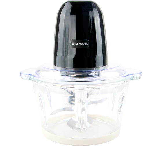 Измельчитель Willmark WMC-7088 500 Вт стеклянная чаша, 2 л, двойные лезвия, резиновое основание 2001447