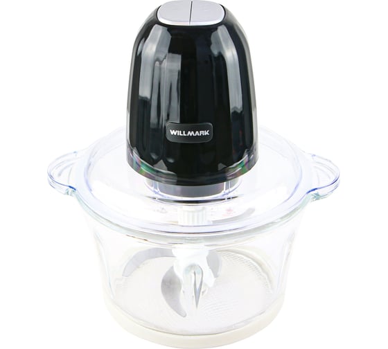 Измельчитель Willmark WMC-7088 500 Вт стеклянная чаша, 2 л, двойные лезвия, резиновое основание 2001447
