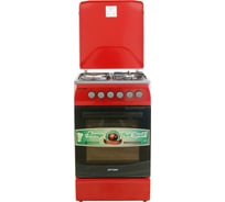 Плита Optima комбинированная CS-5631 / стац. 3 газ./1 эл. конфорки эл. духовка 50x60 / 1001389