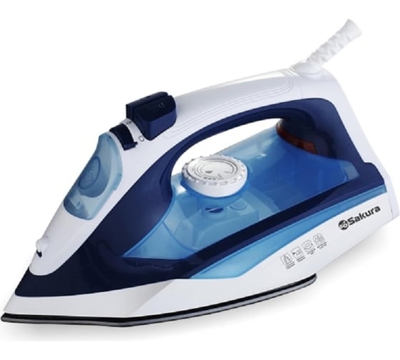 Утюг Sakura 2400 Вт стальная подошва SA-3052SBL