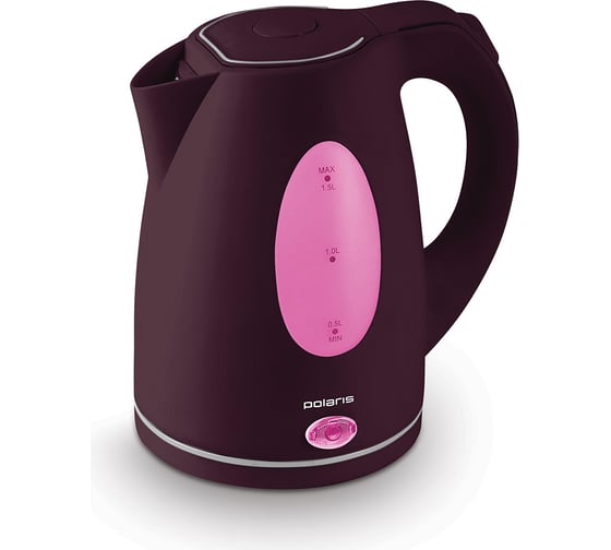 Электрический чайник Polaris PWK 1575CL, бордовый 009024