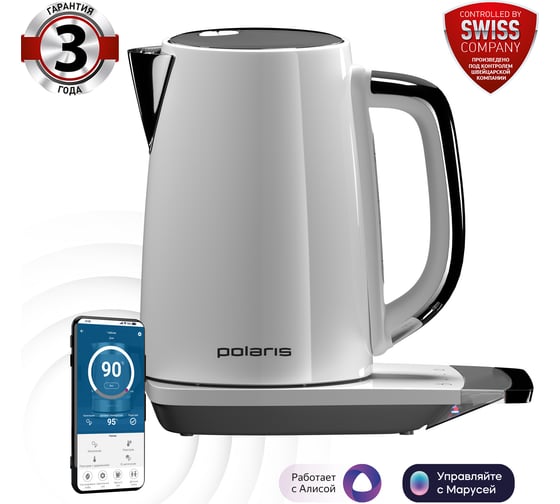 Электрический чайник Polaris PWK 1755CAD WIFI IQ Home 016912