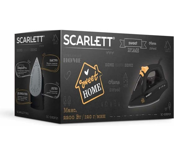 Электрический утюг Scarlett, 2200 Вт SC-SI30P21