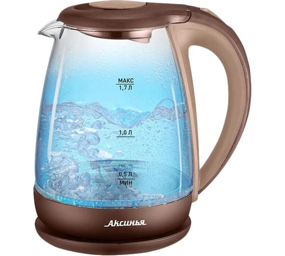 Чайник Аксинья КС-1040 корпус из жаропрочного стекла 0R-00005515