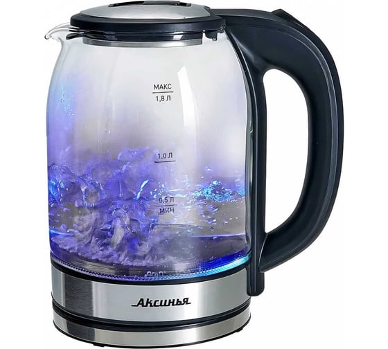 Чайник Аксинья КС-1005 корпус из жаропрочного стекла Р1-00008209 1