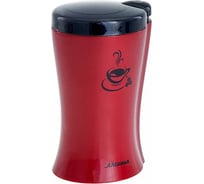 Кофемолка Аксинья КС-601 бордовая, 200 Вт, вместимость 70 гр 8 0R-00004764