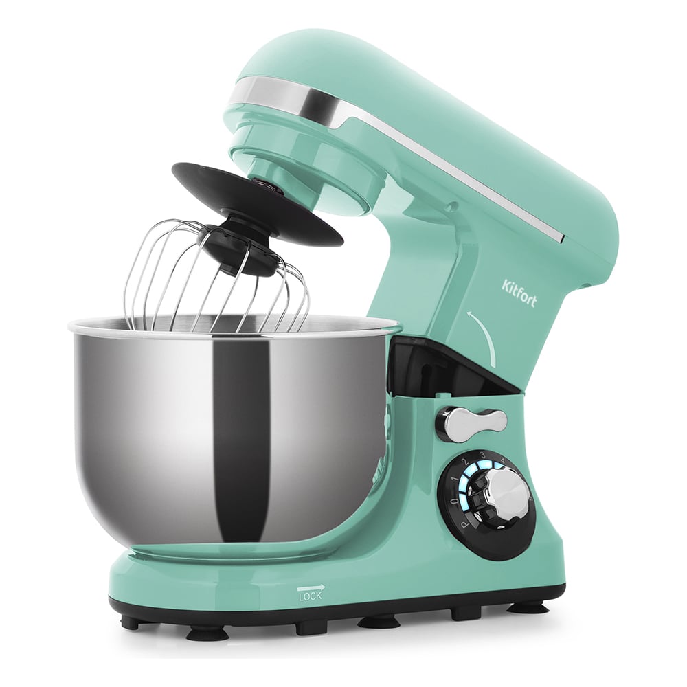 Планетарный миксер KITFORT бирюзовый КТ-1337-3 - выгодная цена, отзывы ...