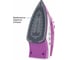Электрический утюг BBK ISE-1802 фиолетовый 00-00000474 5