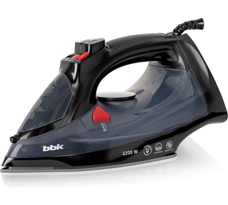 Электрический утюг BBK ISE-2202 черный/темно-серый 00-00001169