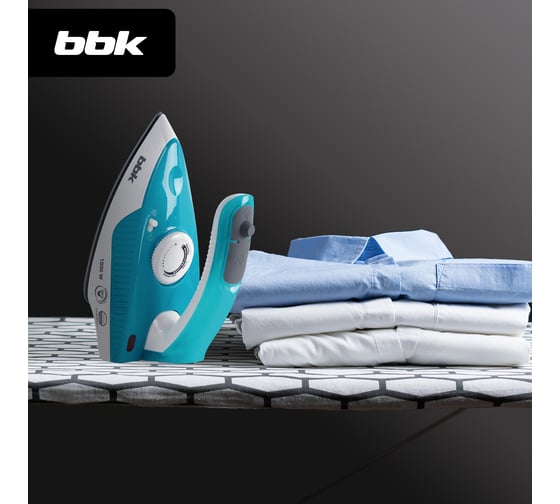 Электрический утюг BBK ISE-1600 бирюзовый 00-00001168