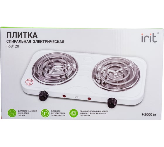 Электрическая плитка IRIT белая IR-8120