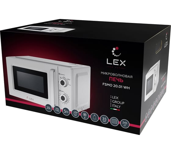 Микроволновая печь Lex FSMO 20.01 WH FSMO20.01WH