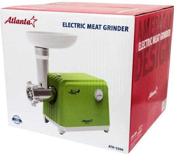 Электрическая мясорубка Atlanta ATH-3300 green