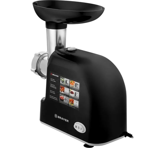 Мясорубка BRAYER 1500 Вт, реверс BR1603BK