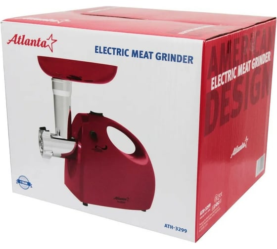 Электрическая мясорубка Atlanta ATH-3299 red