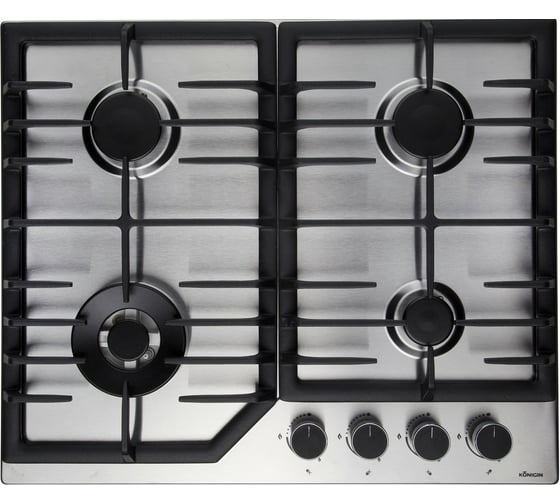 Газовая варочная панель KONIGIN Blaze 604 IXW 203006