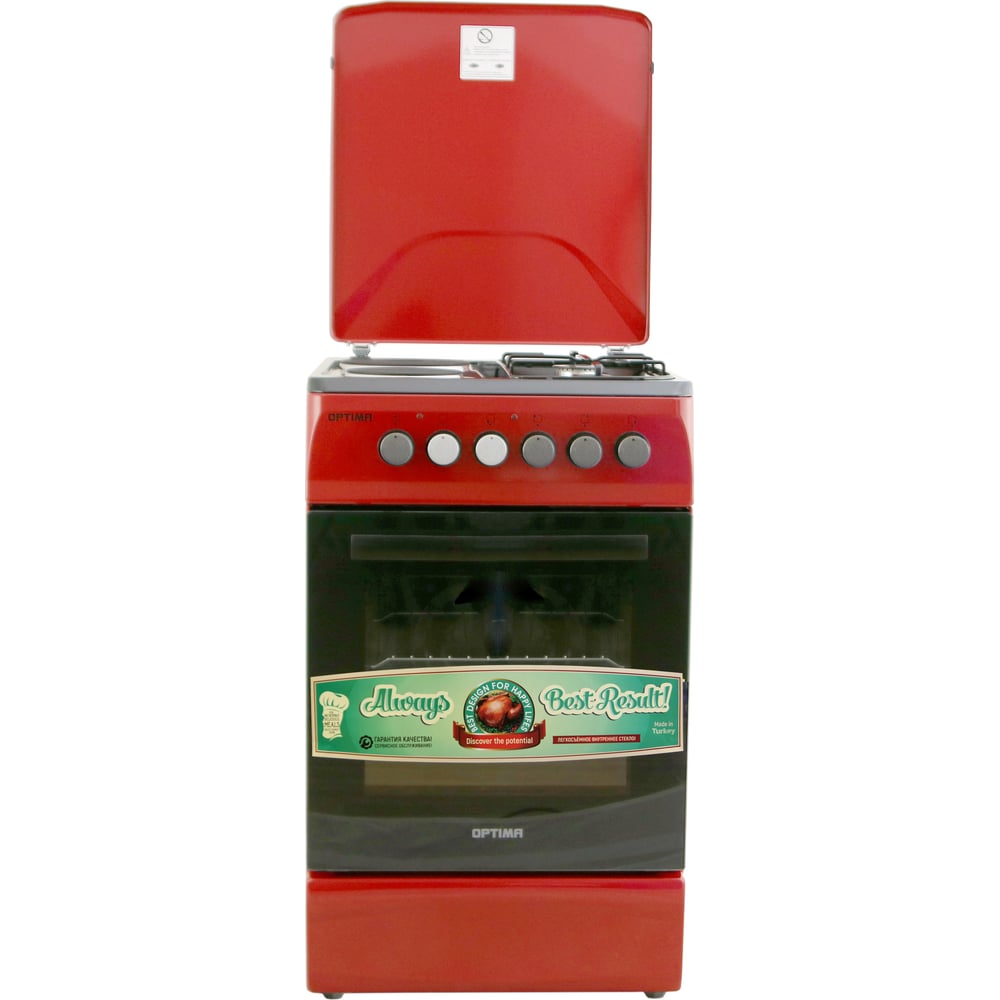 Плита Optima комбинированная CS-5621 / стац. 2 газ./2 эл. конфорки эл ...