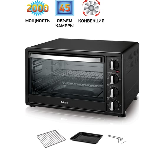 Духовка электрическая bbk OE4523MC черный ЦБ-00001412
