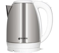Электрический чайник GELBERK 1.8 л, белый, металл GL-450