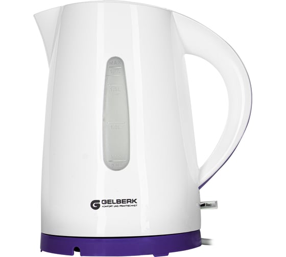 Электрический чайник GELBERK 1.7 л, фиолетовый, пластик GL-463 1