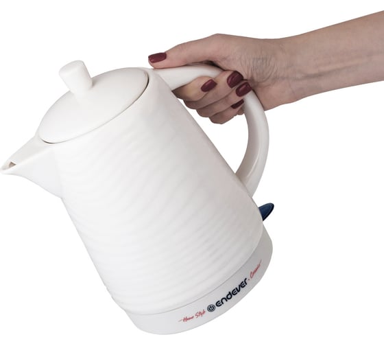 Электрический чайник Endever керамический KR-460C, белый 90232