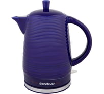 Электрический чайник Endever керамический KR-470C, фиолетовый 90233
