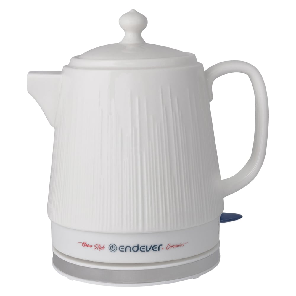 Электрический чайник Endever керамический KR-450C, белый 90230 ...