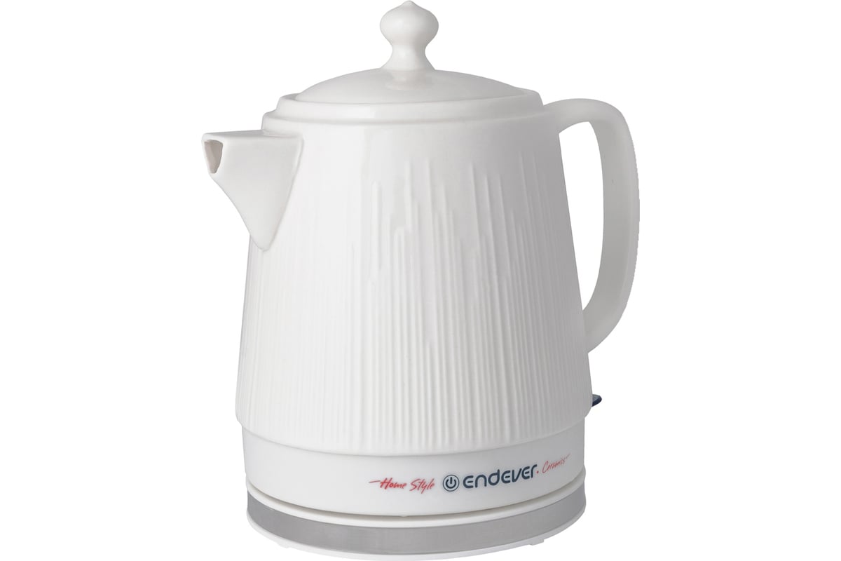 Электрический чайник Endever керамический KR-450C, белый 90230 ...