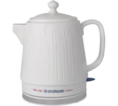 Электрический чайник Endever керамический KR-450C, белый 90230