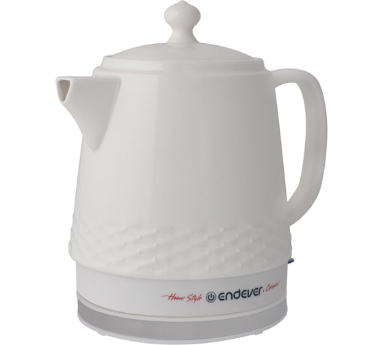 Электрический чайник Endever керамический KR-440C, белый 90229