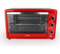 Духовой шкаф Vail 35л, цвет: красный VL-5000 RED