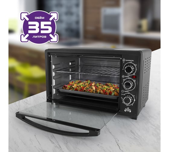 Духовой шкаф Vail 35л, цвет: черный VL-5000 BLACK