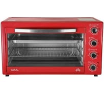 Духовой шкаф Vail VL-5002 60л, цвет: красный VL-5002 RED
