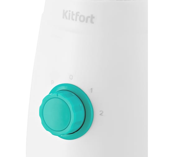 Блендер KITFORT 2 в 1, бело-бирюзовый КТ-3054-3