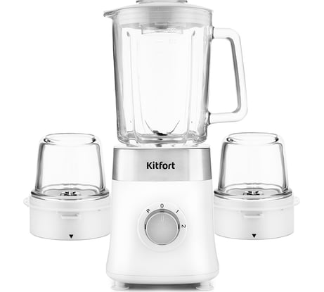 Блендер KITFORT 3 в 1, белый КТ-3030-2