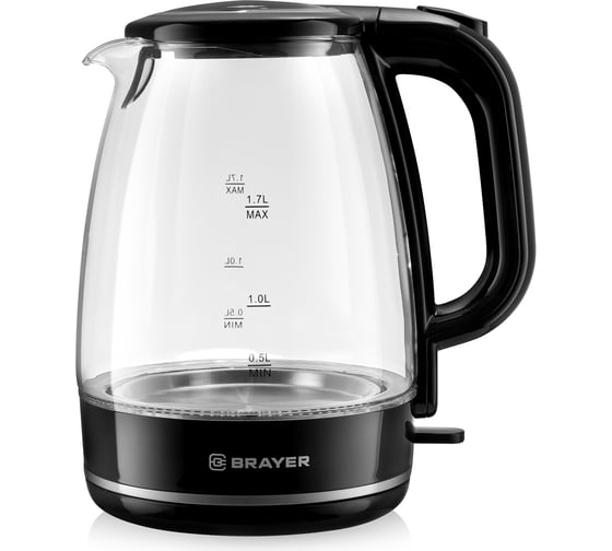 Электрический чайник BRAYER 2200 Вт, 1.7 л BR1030