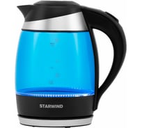 Электрический чайник Starwind 2200 Вт, LED подсветка, синий SKG2216