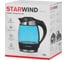 Электрический чайник Starwind 2200 Вт, LED подсветка, синий SKG2216 11