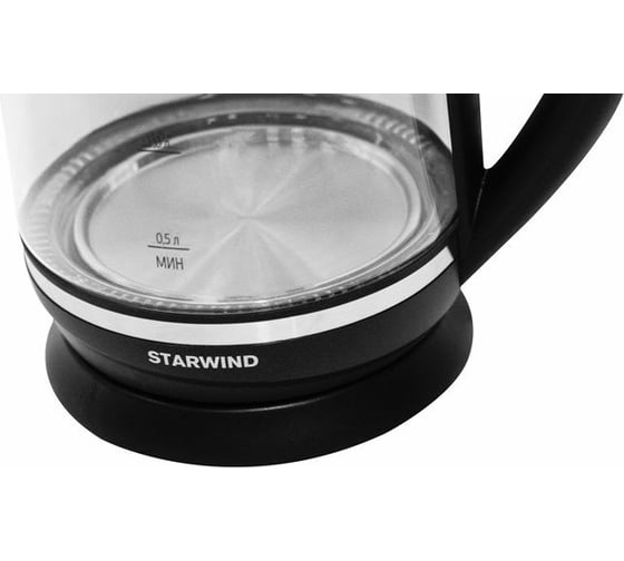 Электрический чайник Starwind 2200 Вт, прозрачный SKG6760