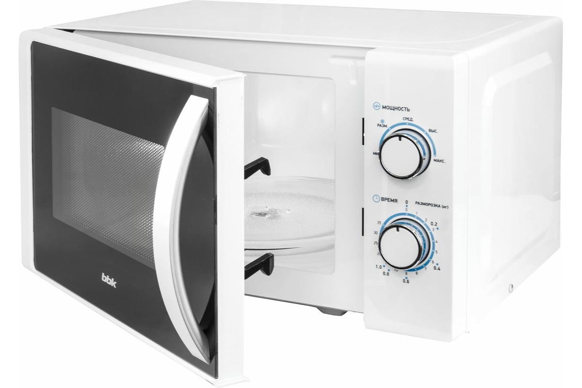 Микроволновая печь bbk 20MWS-711M/WS белый/серебро 00-00000605 ...