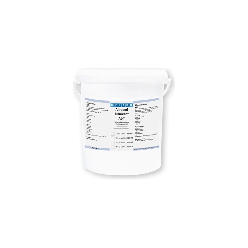 Высокоэффективная жировая смазка WEICON AL-T 5 кг wcn26600500 ...